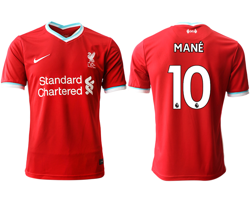 Men 2020-2021 club Liverpool home aaa version #10 red Soccer Jerseys